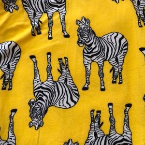 Yellow zebra leggings